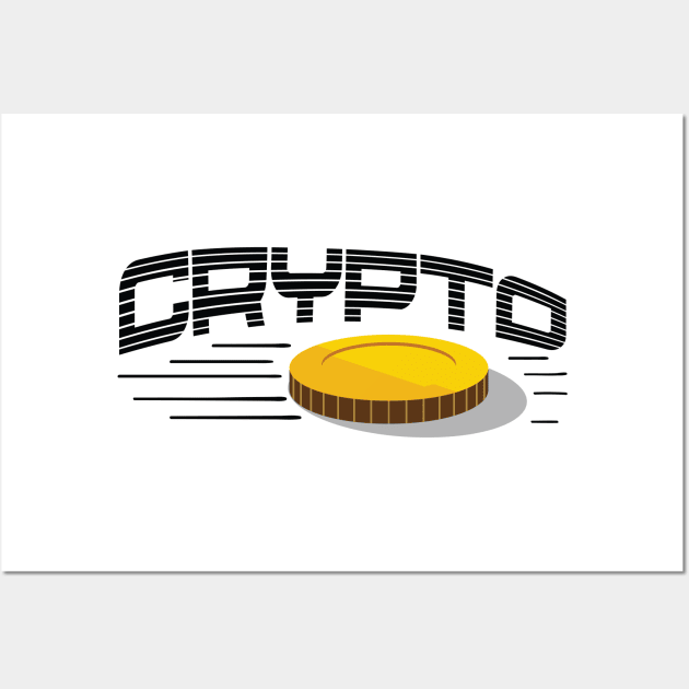 Crypto Coin Wall Art by madeinchorley